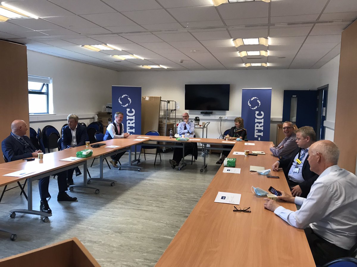 C_TRIC's tweet photo. Delighted to host a visit today from @UlsterUni VC, Prof Paul Bartholomew and to highlight the amazing #patient focused research taking place @C_TRIC #clinicalresearch #personalisedmedicine https://t.co/SuRe7hh46M