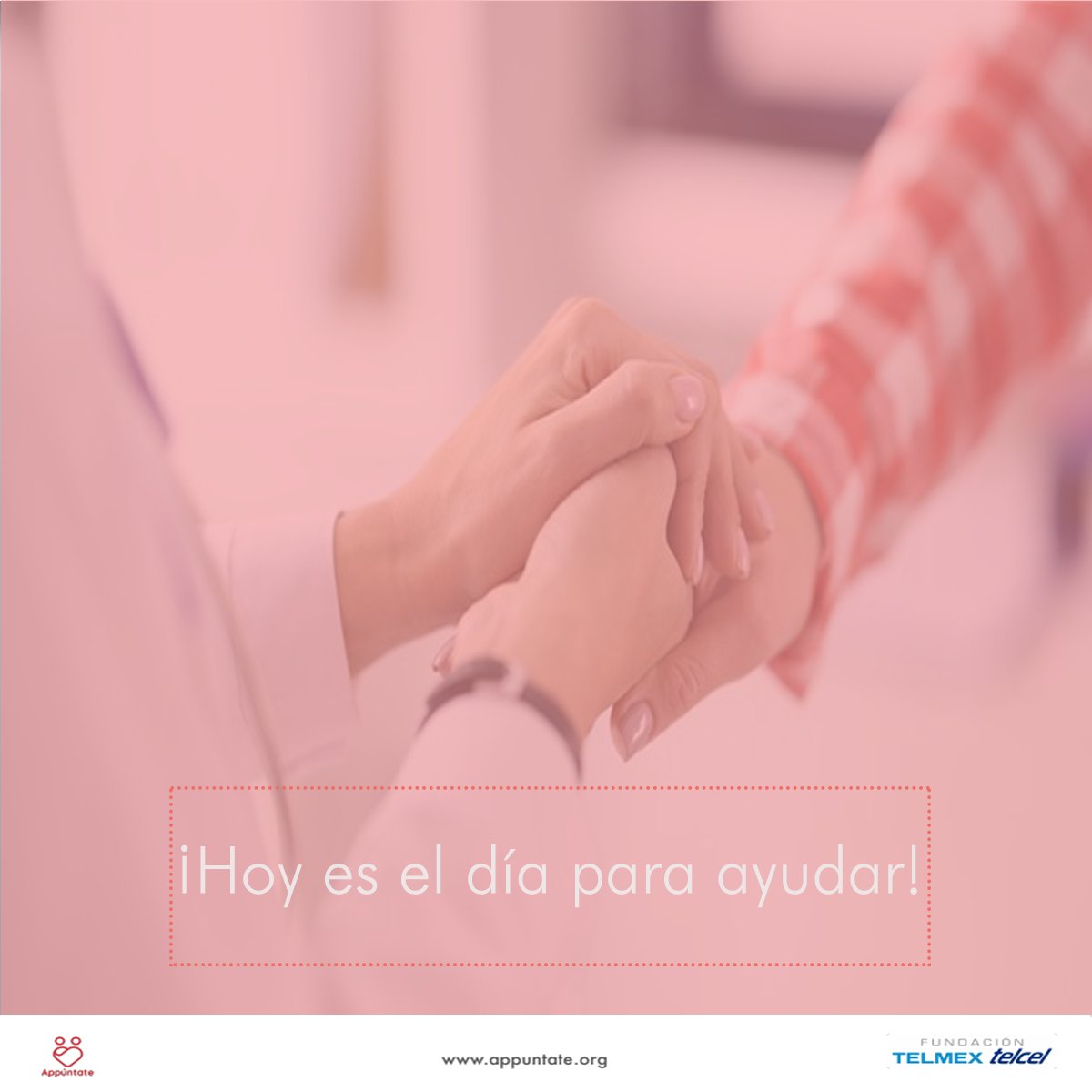Siempre hay alguien que necesita de nosotros. ¡Démosle una ✋ mano!