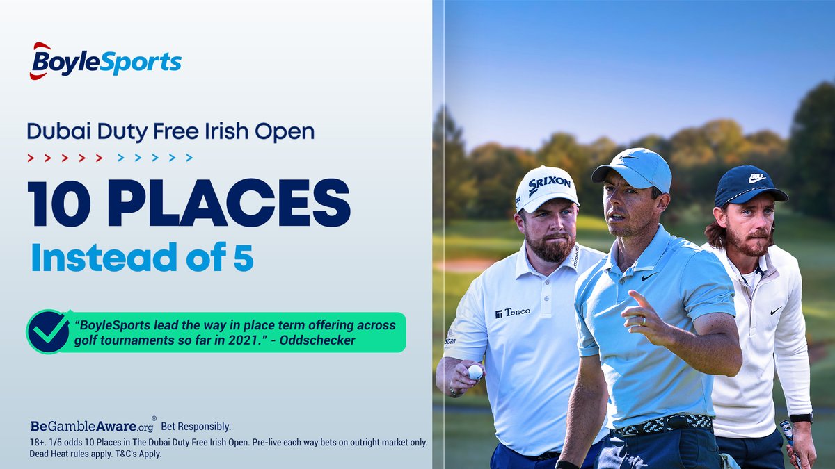 BoyleSports's tweet photo. π€ RT & REPLY!
Win a free 50 bet!
Predict the #IrishOpen winner!
Use #BoyleGolf
Bet π https://t.co/LaXNVTstgl https://t.co/2di0Sk9kUZ