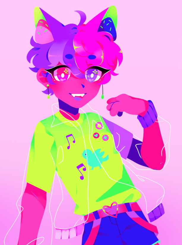 artnote_'s tweet photo. Finished another neon boi 💖 feel free to msg me if you're interested in one! they're 35 usd^^
#sprinklekitty #sprinkit https://t.co/Vso6WN0DFQ
