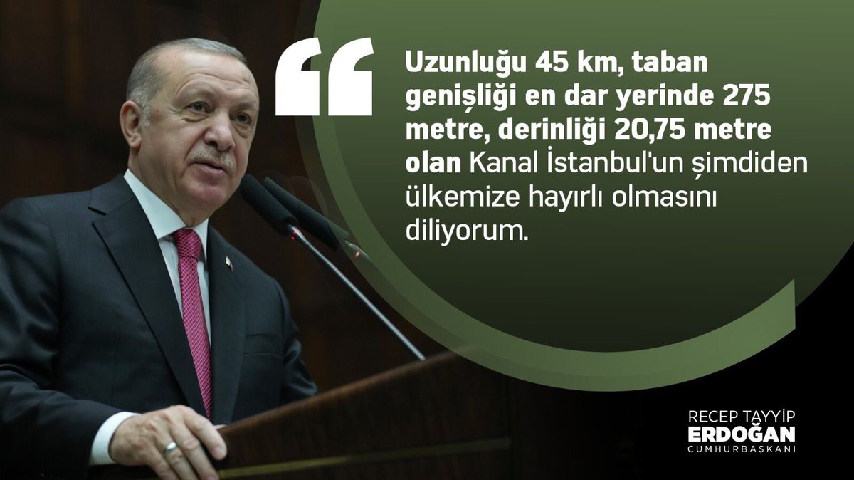 Her zaman daha ileriye...

Kanal İstanbul hayırlı olsun.