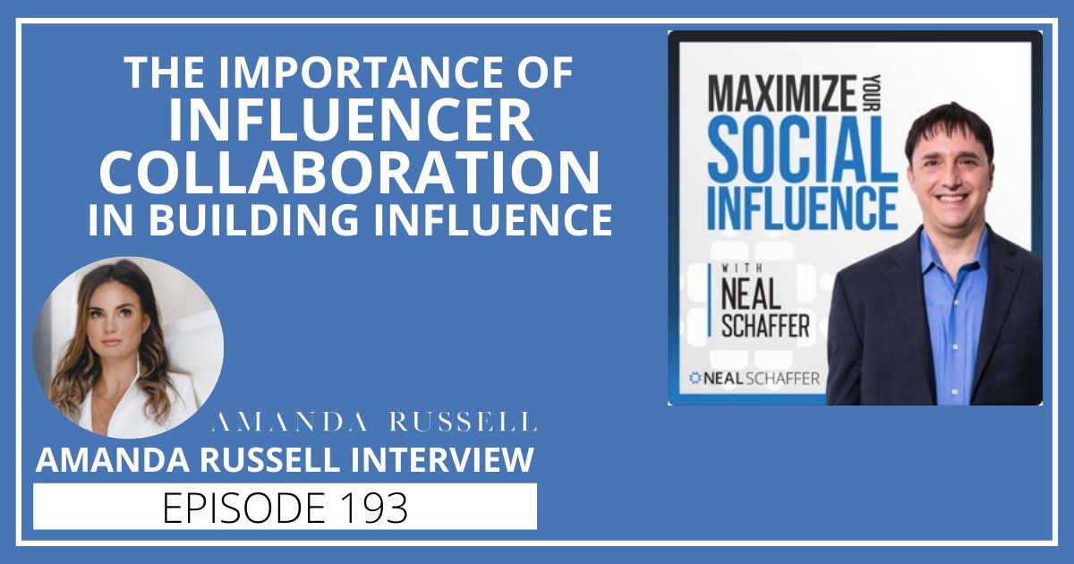 NealSchaffer's tweet photo. Looking to build influence for your personal brand or business?

You need to understand the importance of Influencer Collaboration in Building Influence.

Listen to the amazing #influencermarketing #professor and #author @InfluencercodeU for advice!

https://t.co/EJmWUdzaNe https://t.co/7TfF6EKRiV