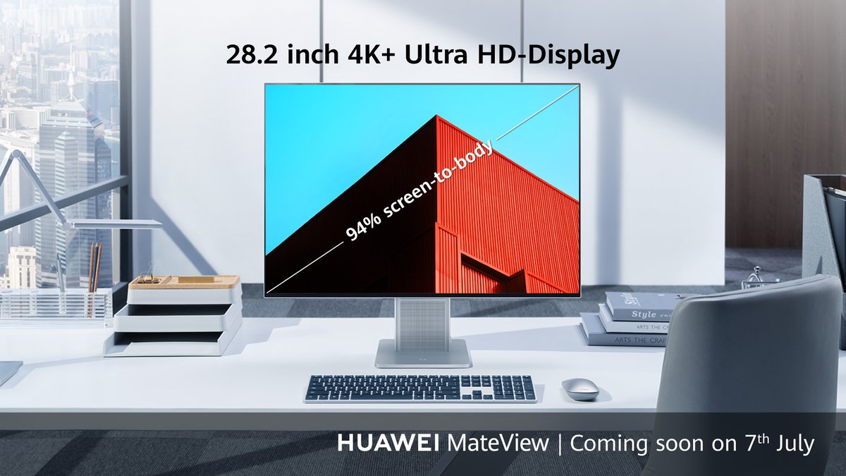 HuaweiMobileMY's tweet image. Be awed by the stunning detail on #HUAWEIMateView&apos;s 4K+ Ultra-HD display on the massive 28.2 inch screen.

Coming soon on 7th July.
🔎Learn More: bit.ly/MateViewFBF

#HUAWEI #WirelessProjection #4KRealColourDisplay #HUAWEISoundBar #LiveSmartWithHUAWEI