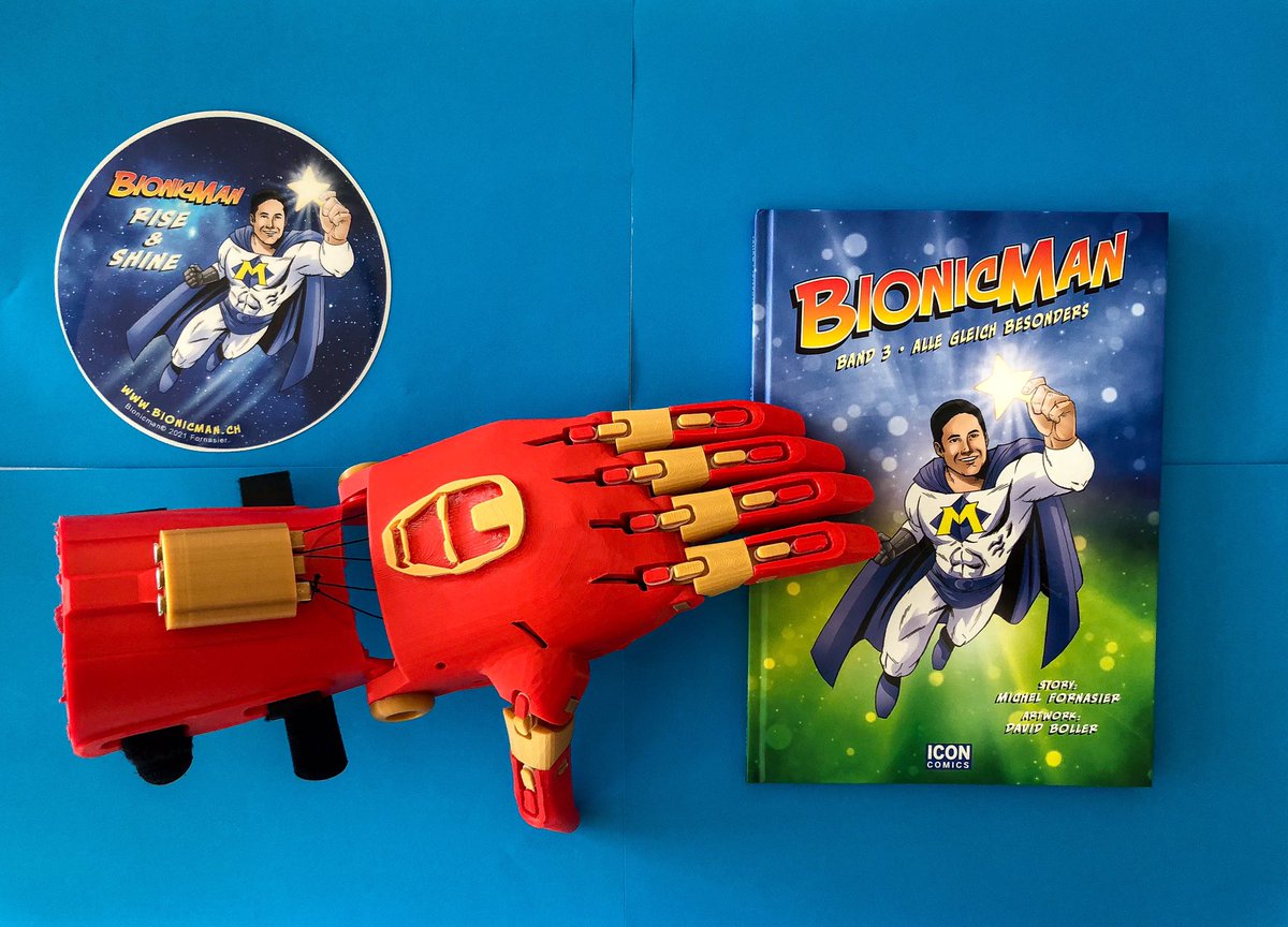 Cette semaine, notre projet « <a href="/YourBionicman/">BIONICMAN</a> » se termine. 
Un projet relatif au handicap, à l’inclusion et plus largement à la différence. 

1️⃣ Offrir une prothèse de main à un enfant. 🦾

Un grand merci à <a href="/michelfornasier/">Michel Fornasier / Bionicman</a> et <a href="/enableFrance/">E-nable France</a> pour le soutien à ce projet.