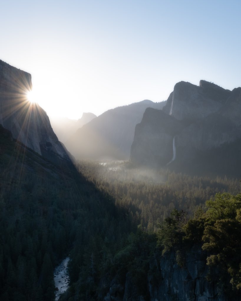 First light in Yosemite