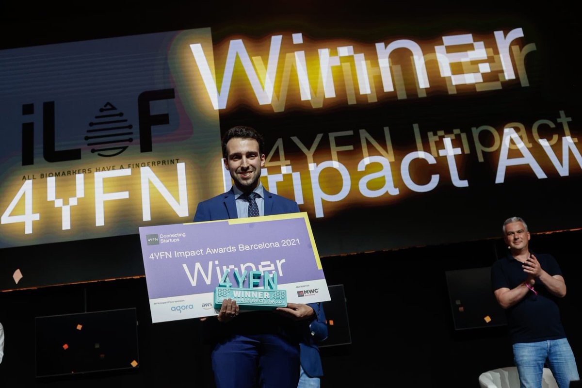 DRUMS ON! And the @4yfn21 #impact awards winner is…<a href="/iLoF_tech/">iLoF</a>!! Congratulations guys, keep going on!!
#mwc21 #startups
