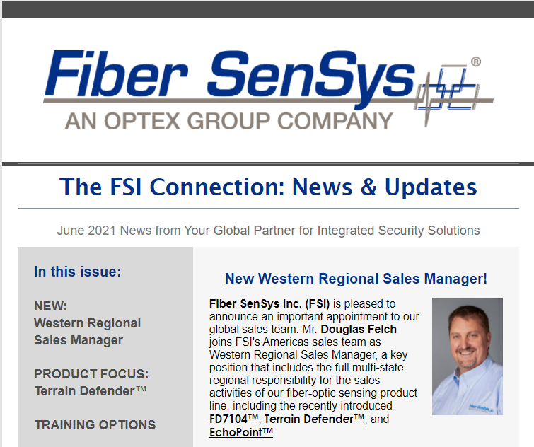 FiberSenSys's tweet photo. Check out our latest news and updates at
https://t.co/q28SwZovBV
#fiberdefender #intrusiondetection #perimeterprotection #echopoint #terraindefender #perimetersecurity https://t.co/hnGb4H5DUu