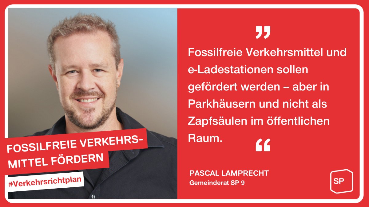 Fossilfreie Verkehrsmittel und e-Ladestationen sollen gefördert werden - aber in Parkhäusern und nicht als Zapfsäulen im öffentlichen Raum. #Verkehrsrichtplan #grzh