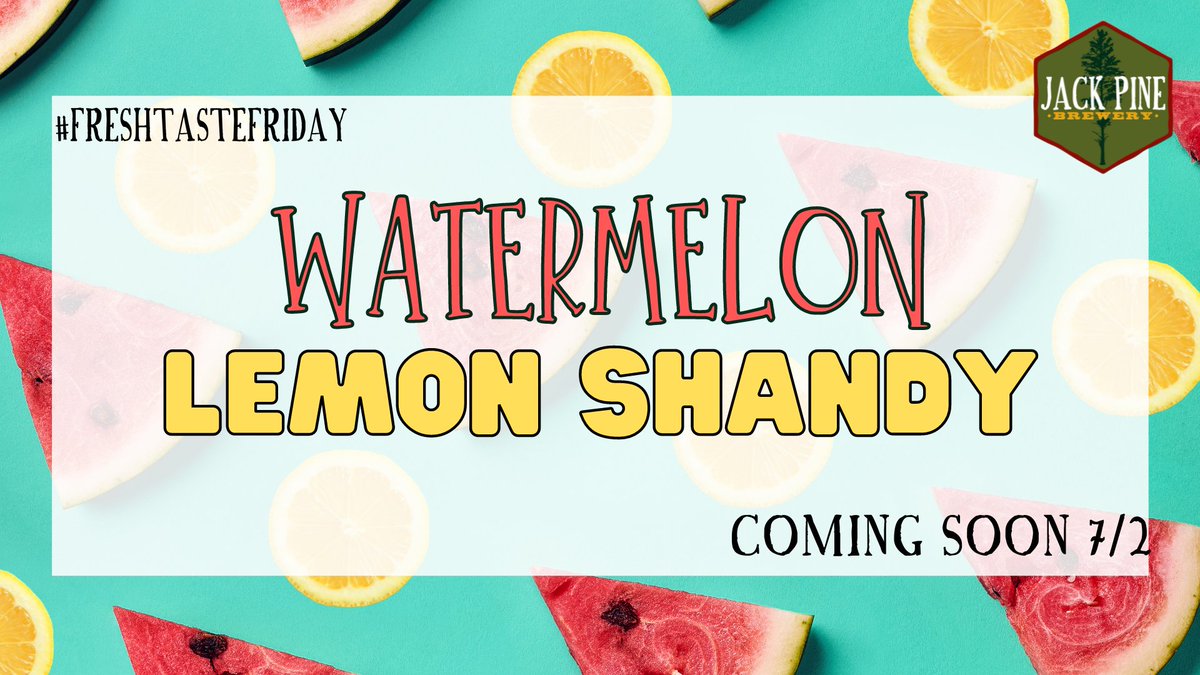 *Deep Breath* 😲

Watermelon Lemon Shandy -  COMING SOON! 🍉🍋

Look what's finally making it's return. Perfect treat to pair with Smokey Jake's BBQ and live music from Woodblind this Friday! 🎵