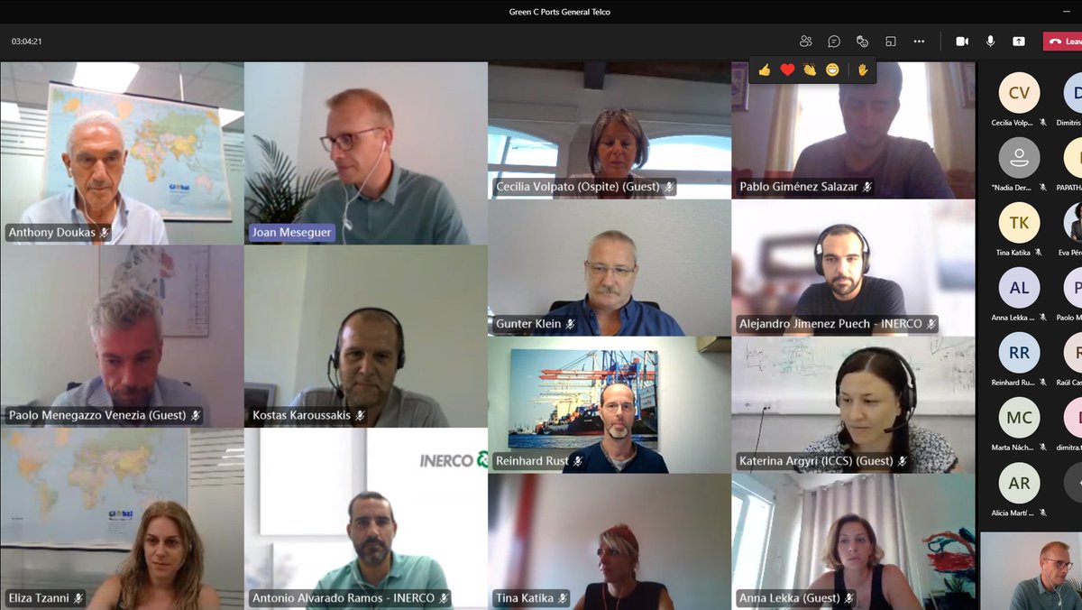 Today we have celebrated a new plenary meeting with all #GREENCPORTS partners. We are making very good technical progress towards supporting port #environmental #sustainability and performance of port operations in the TEN-T Core Network.