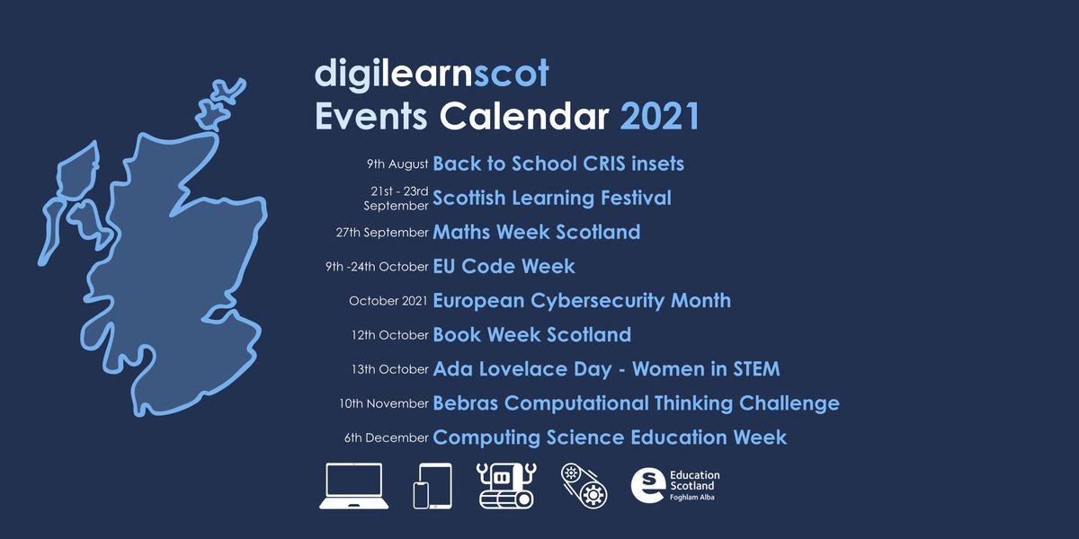Wouldn't it be great if there was one place to find all the digital events and themes for the next school session? We've created this list to help you plan for the new session in 21/22. We'll keep it pinned so you can find it easily and update it as required.