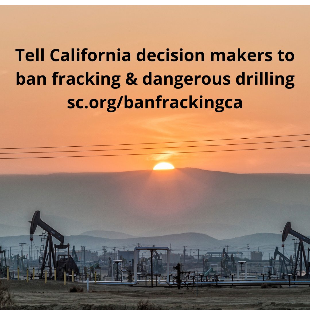 78% of oil drilling in California happens in Kern County. Vulnerable residents, many who are monolingual Spanish speakers, deal with nosebleeds, asthma and preterm births caused by pollution. Tell #CalGEM to protect our health and #StandWithKern  sc.org/banfrackingca