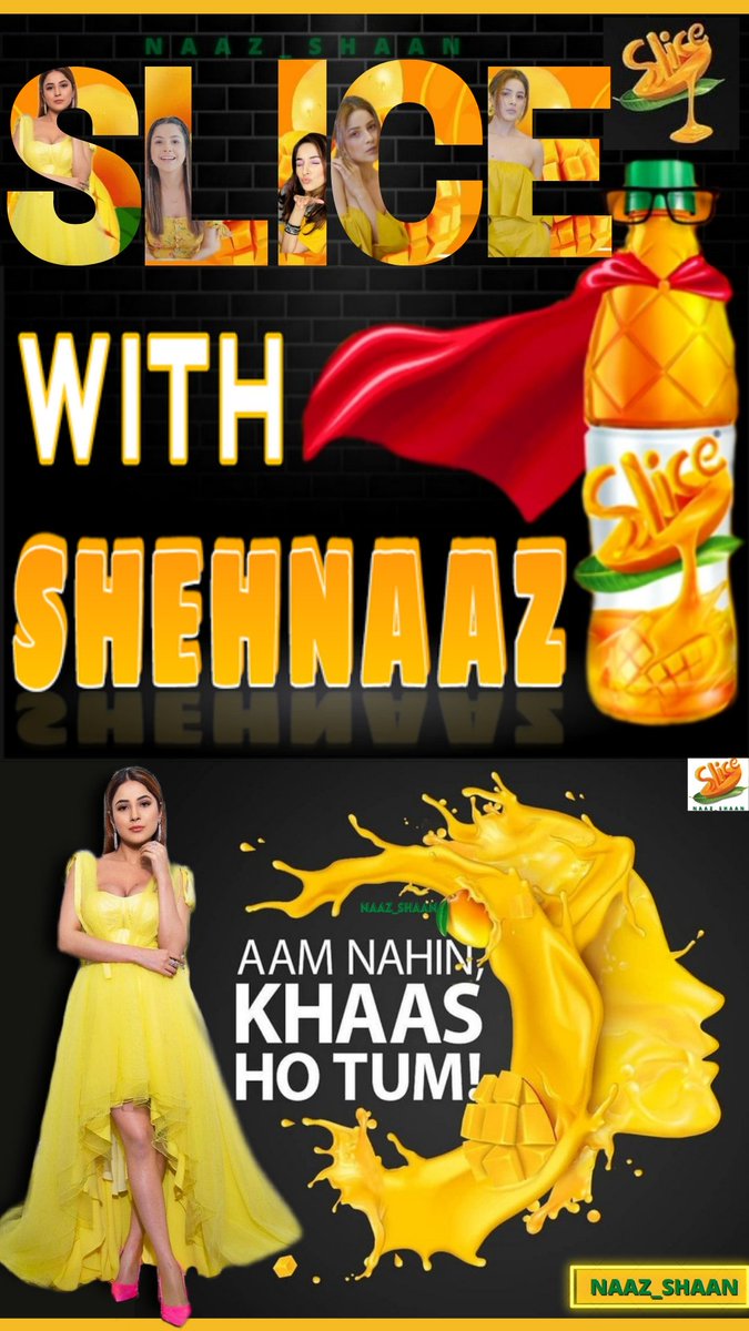 #SLICE With #ShehnaazGill 💛 𝙌𝙐𝙀𝙀𝙉 𝙊𝙁 𝙃𝙀𝘼𝙍𝙏𝙎💖 Reason of Happiness For Millions! Just Want to Tell You @ishehnaaz_gill #AamNahiKhaasHoTum 💞 SLICE se Sweet SHEHNAAZ✨ We all LOVE YOU😘 Everyone Try @Slice_India Today! Share How SHE is KHAAS to U💛 #ShehnaazGallery