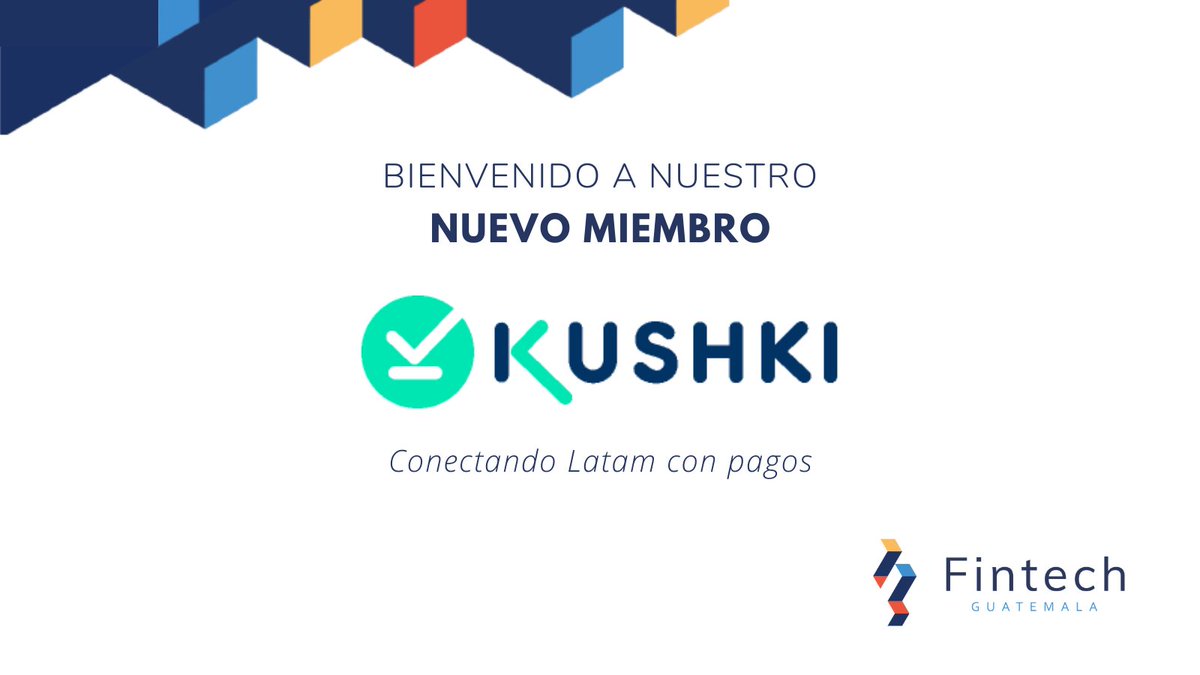 ¡Anunciamos la incorporación de otro miembro a la asociación!

Se trata de <a href="/KushkiOficial/">Kushki</a>, una procesadora de pagos que está conectando a Latinoamérica. ¡Conoce más sobre ellos! 👇

Link: bit.ly/3jt2OpZ

¡Bienvenidos!