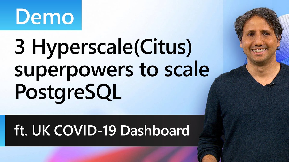 MSFTforPostgres's tweet photo. This just in. A short 5-min demo from #MSBuild by @umurc of 3 Hyperscale (Citus) superpowers: columnar compression, seamless scale out, and linear performance gains. @citusdata 

https://t.co/o6jv83IwJe https://t.co/nJlHFFjDAO