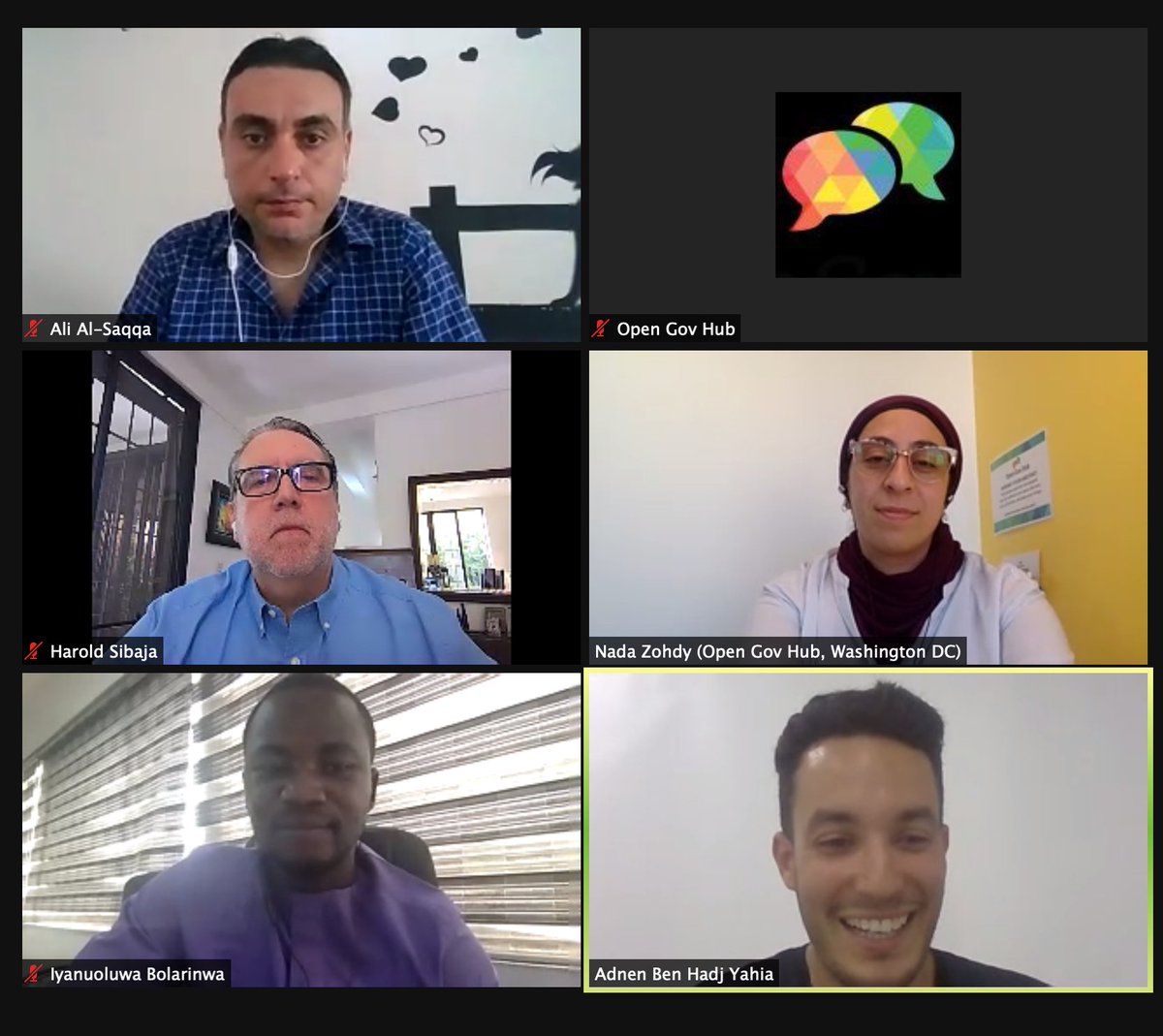 OpenGovHub's tweet photo. Thanks to all who joined our event this morning with #CivicLeaders at 3 of our #GlobalAffiliateHubs: @CivicHive in Nigeria,  #ElSpace in Tunisia, and @fusades
 in El Salvador.

➡️ Follow the 🧵for 3 takeaways: https://t.co/MHgj6EnM7x