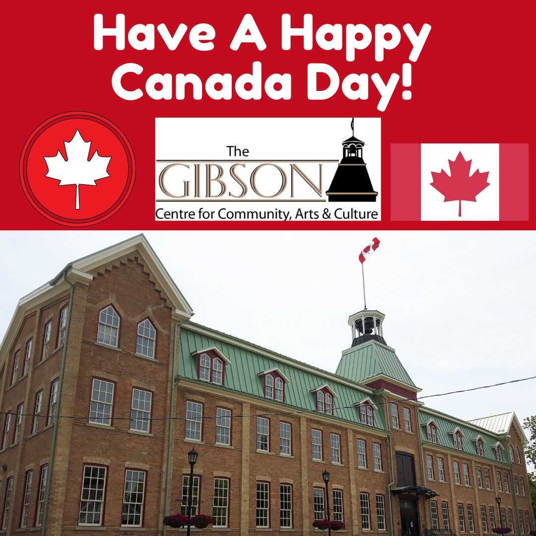 youtube.com/watch?v=CSnlza…
Happy Canada Day!!
July 1, 2021 marks the 20th Anniversary of the incorporation of the Gibson Cultural Centre.
So many reasons to celebrate!

#CanadaDay #OhCanada  #iamcanadian #proudlycanadian #thegibsoncentre #alliston #canada #artscentre #heritage