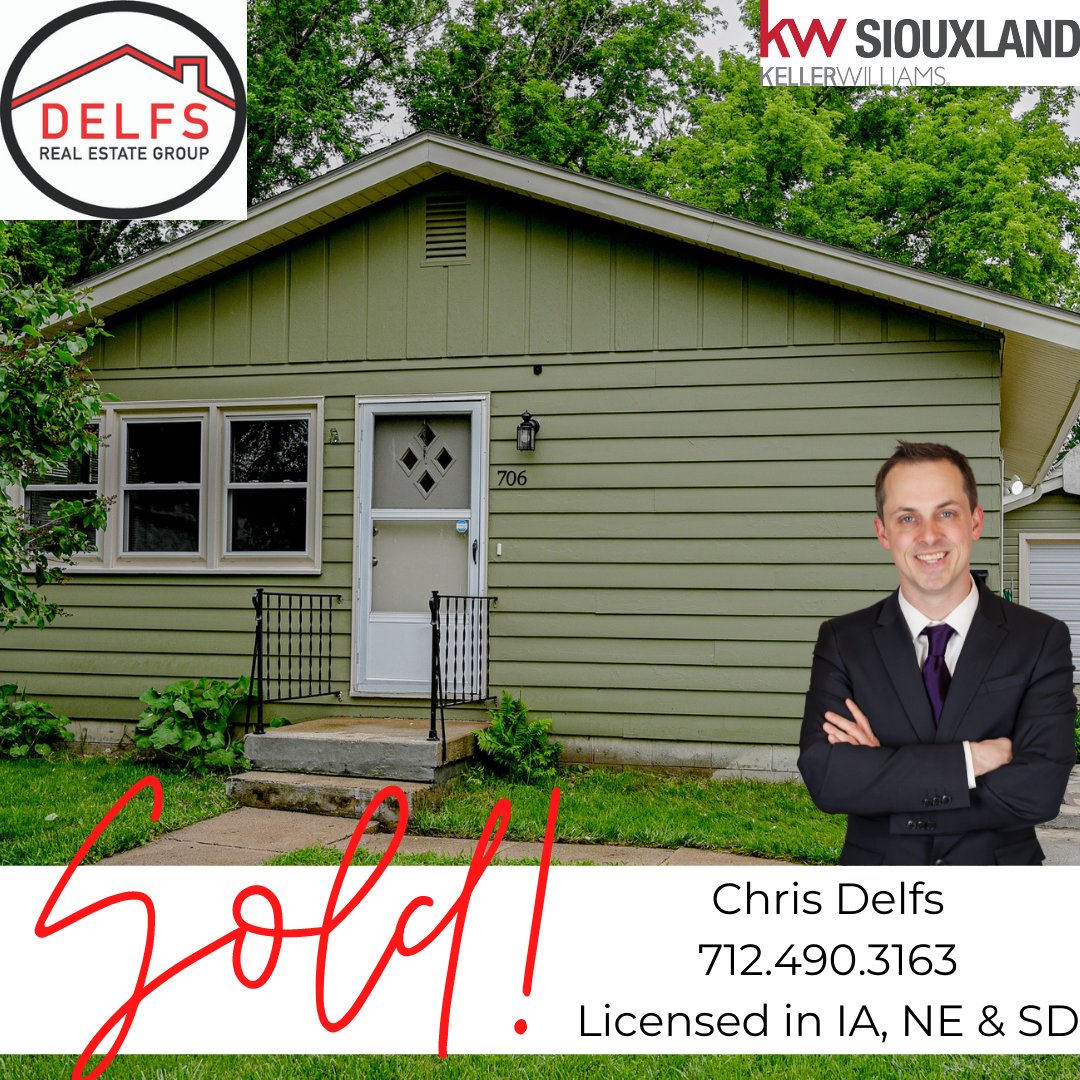 chrisdelfs's tweet photo. And that is another listing SOLD!
Sell with Delfs! 🏡
Are you thinking about selling your home? Give Chris Delfs a call today at 712.490.3163! https://t.co/NEqmWJgCDI