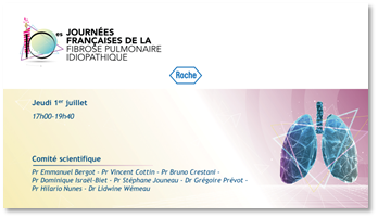 Ne manquez pas la 10ème JF FPI demain à 17h - La mise  à jour annuelle indispensable sur la fibrose pulmonaire idiopathique, mais aussi les fibroses inclassables, les connectivites, et les fibroses progressives <a href="/bruno_crestani/">Bruno Crestani</a> <a href="/BergotEmmanuel/">Emmanuel Bergot</a> @jmifourrier @APEFPI <a href="/GregoirePrevot/">Gregoire Prevot</a>