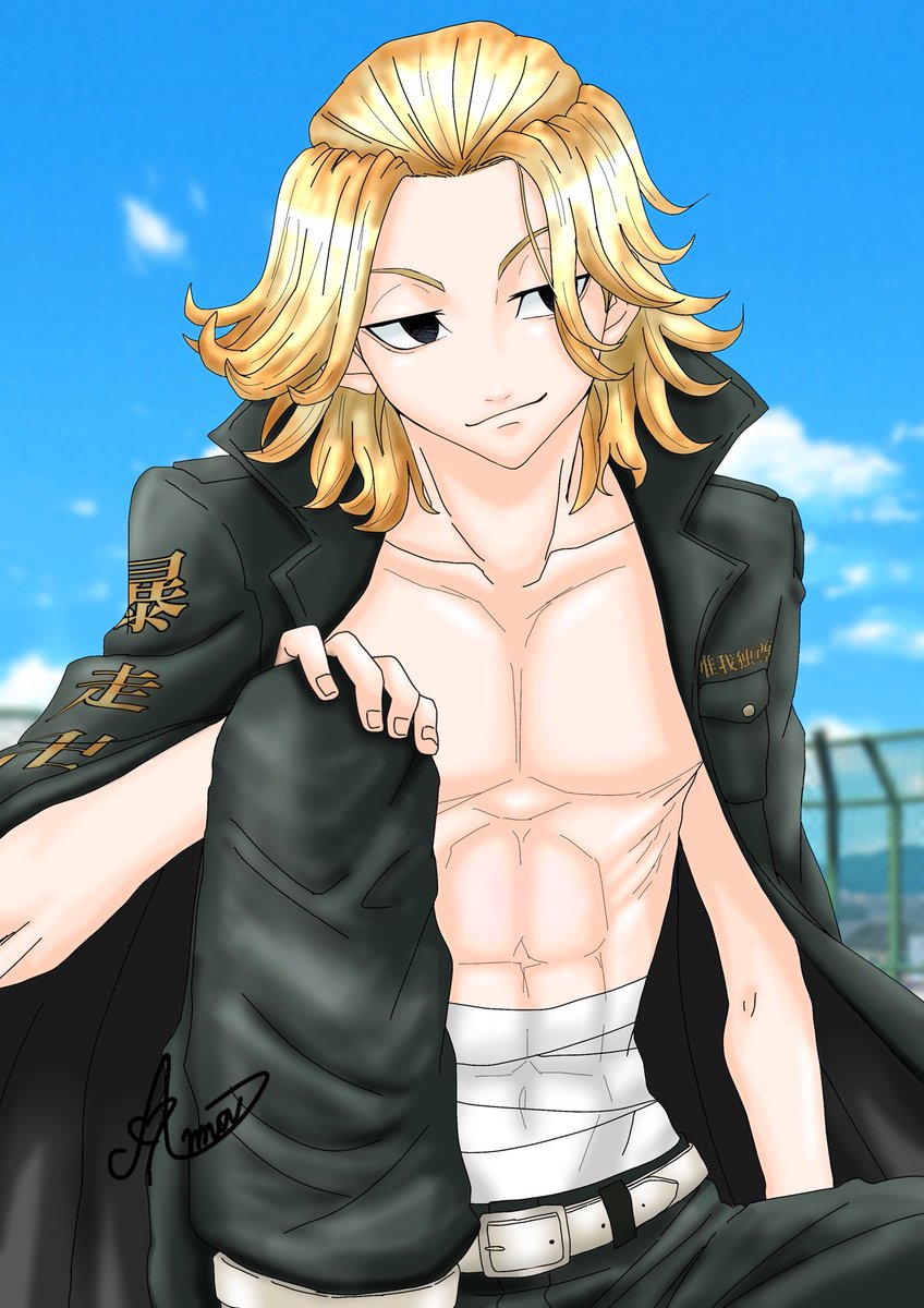 万次郎様 東京リベンジャーズ 佐野万次郎 (2枚目、背景なしver.)