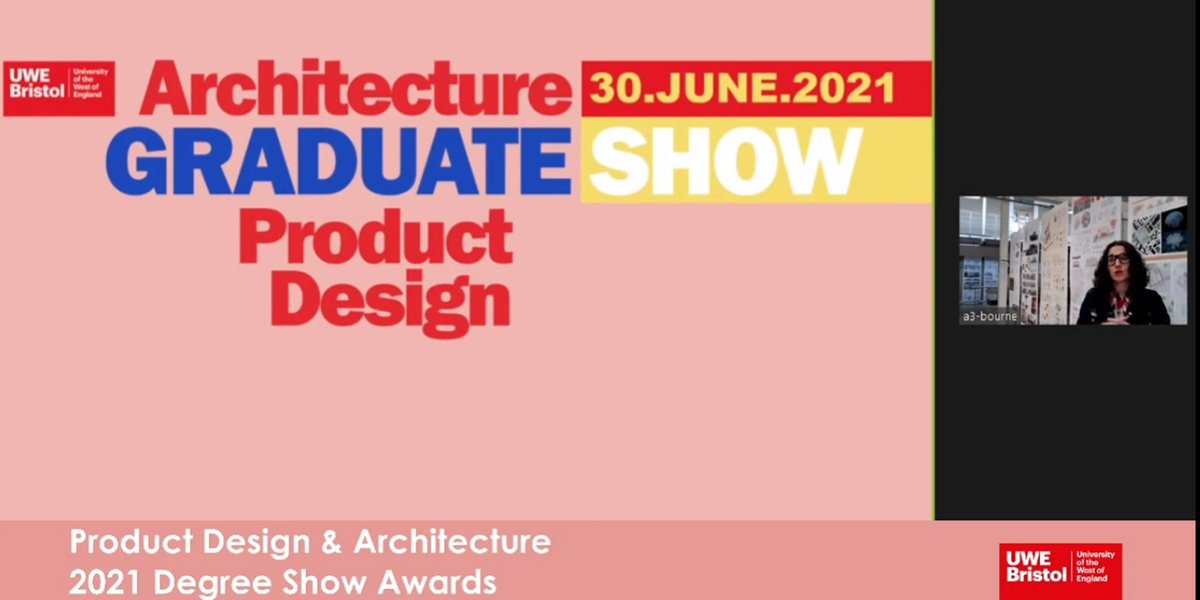 TRBell01's tweet photo. Incredibly tough year for all, but the resilience of the students &amp; @emarco14 and her team has enabled an exceptionally high quality @UWEArchBuiltEnv End of Year Show! Congratulations to all involved!

Great to see @RidgeLLP sponsoring the Placemaking Award to! #FutureArchitects https://t.co/YriRMu01SM