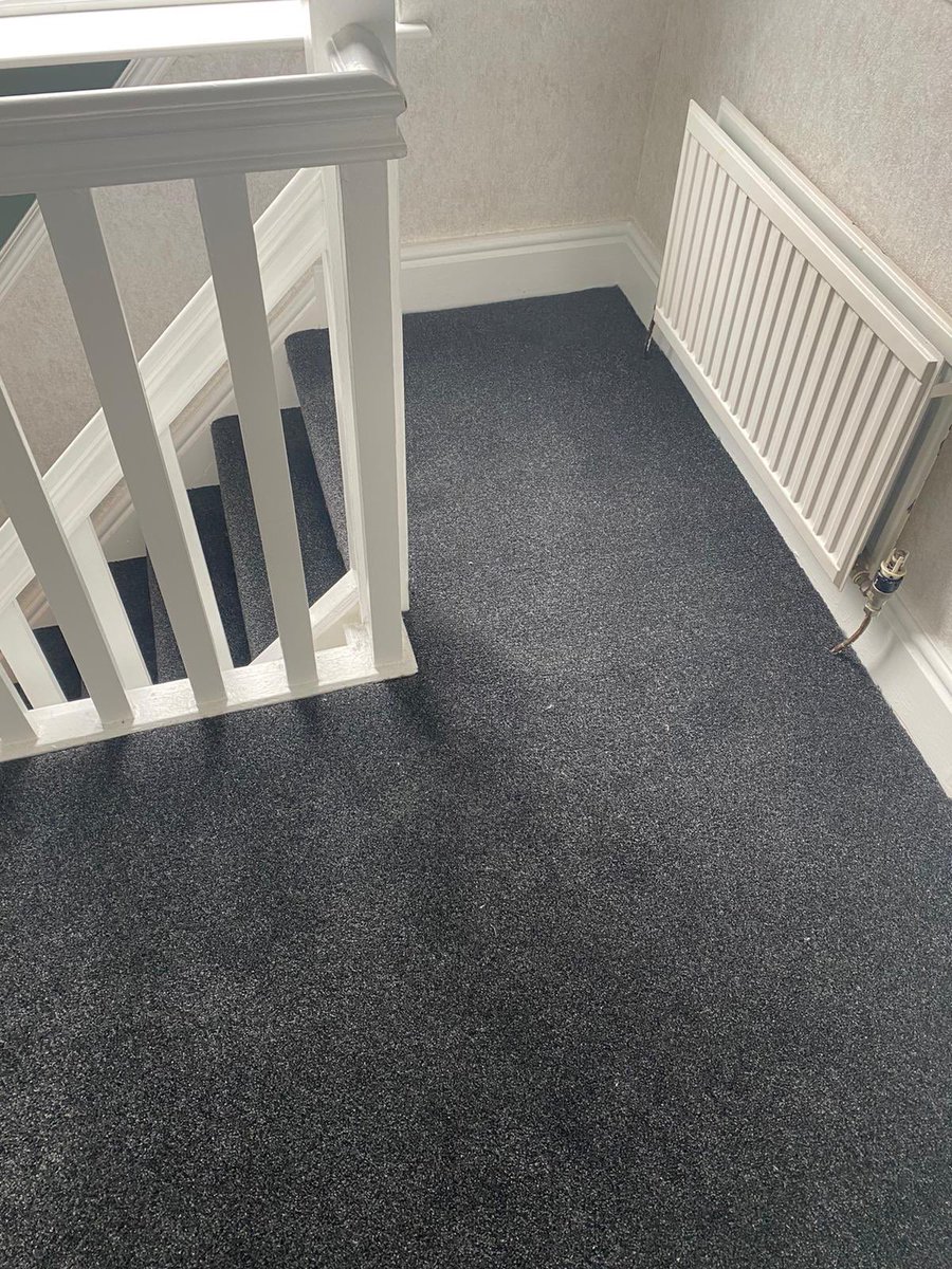 Nice stairs and landing carpet fitted this week - looks very stylish and it’s hard wearing too perfect for this area. Call 01244 291900 for a free quotation. #chestertweets #carpetsandflooring