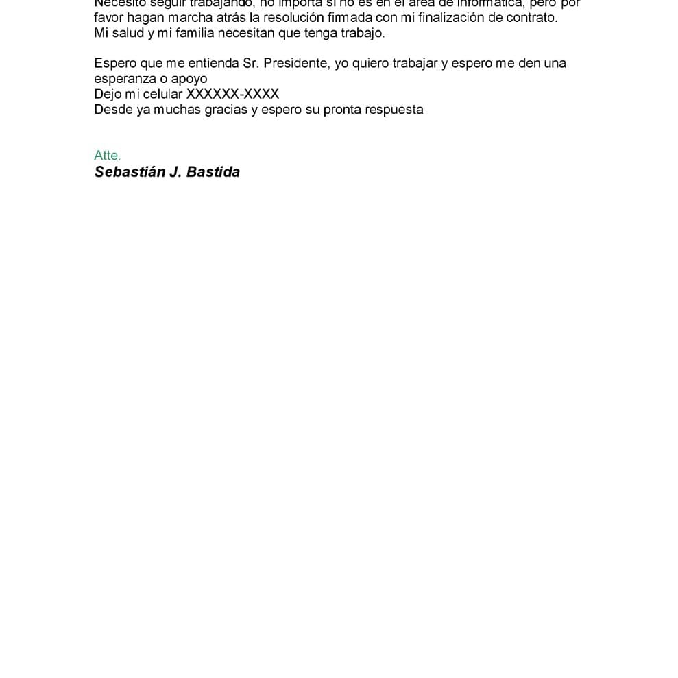 AtePensiones's tweet photo. Compañerxs: compartimos la carta enviada por el compañero Sebastián Bastida, despedido sin causa ni derecho a defenderse,  el pasado 2 de Mayo.
Dicha carta fue incluida en el EX-2021-42150419-APN#JGM, y girada a la Dirección Ejecutiva de la ANDis,sin respuesta hasta la fecha https://t.co/wLdR2E1znE