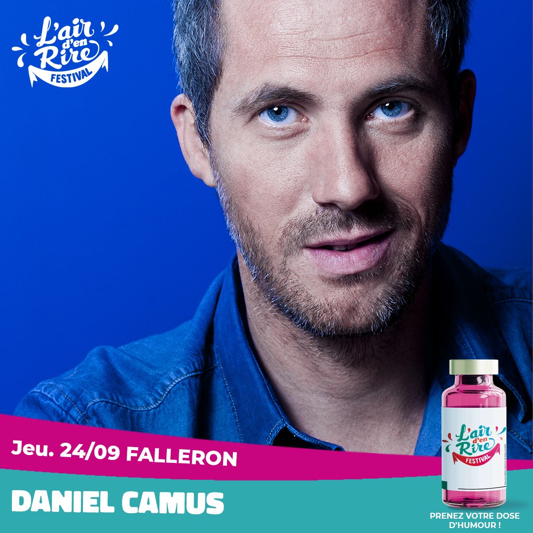 Airden_Rire's tweet image. 📣 Premier artiste dévoilé en direct de la conférence de presse : @DanielCCCamus ouvrira le #festival le 24/09/21 à @MFalleron avec son nouveau spectacle "Happy Hour" !
➡️ Plus d'informations sur buff.ly/2X5aRul
#airdenrire #prog21 #festival #humour #Vendee