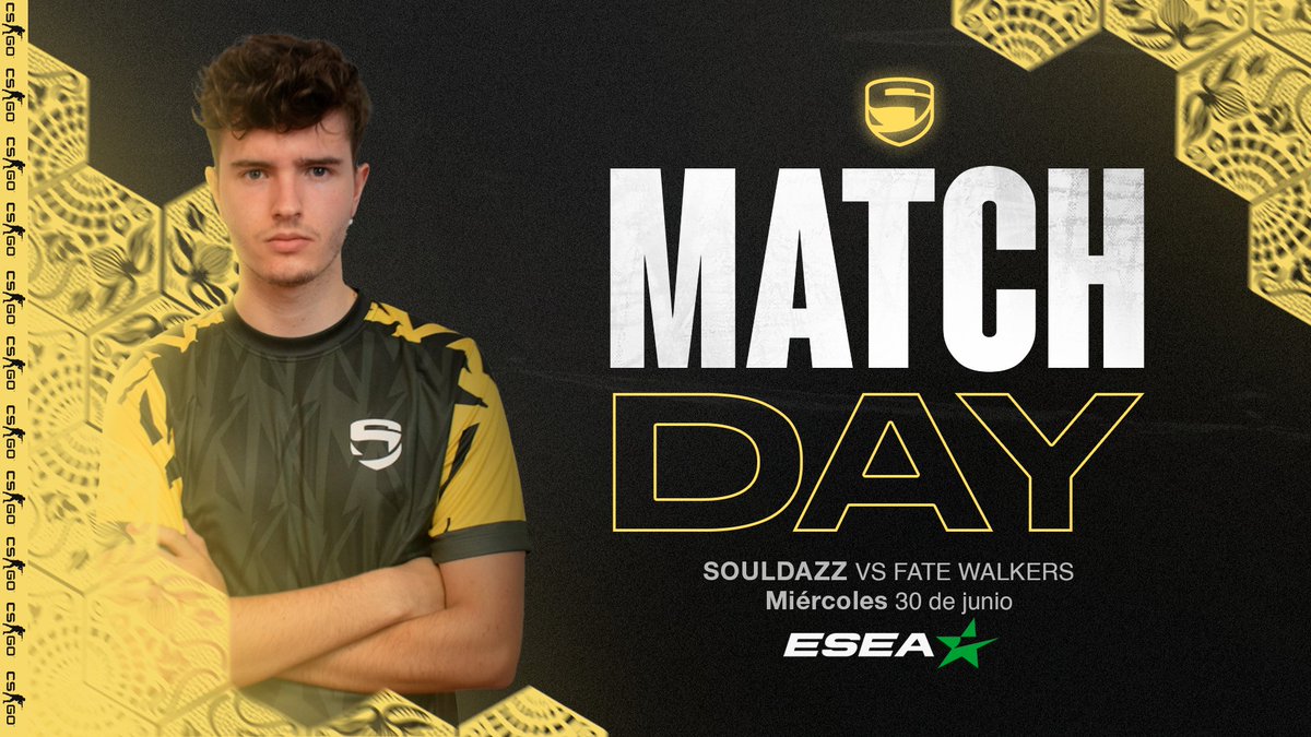 Souldazz's tweet photo. #SLZCSGO | Ya han llegado los playoffs en @ESEA y vamos a ir a por todas 🔥🔫
⏰ 20:30h (🇪🇸)
🏆 BO3 👊🏻
🆚 @F8W_Esports
🖥️ https://t.co/NOfWm7ttAA
¡Hoy toca ganar, chicos!
#ThePlayerSoul🤍 https://t.co/6444ONhxtk