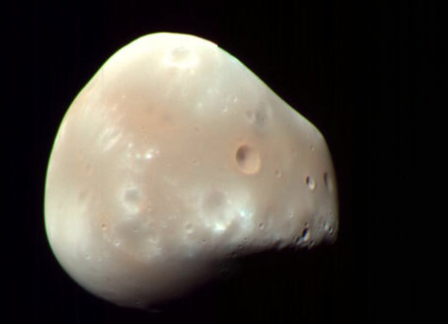 smoother, smaller Deimos