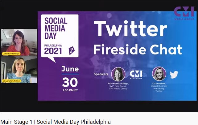 Ryan Burchinow (@theburchman) on Twitter photo Really great #SMDayPHL session with <a href="/CMIMediaGroup/">CMI Media Group</a>'s <a href="/JulieAliaga/">Julie</a> and @TwitterMktg 🐥
"Lead with Listening" ~ <a href="/liz_len/">liz lenahan</a> Really great #SMDayPHL session with <a href="/CMIMediaGroup/">CMI Media Group</a>'s <a href="/JulieAliaga/">Julie</a> and @TwitterMktg 🐥
"Lead with Listening" ~ <a href="/liz_len/">liz lenahan</a>