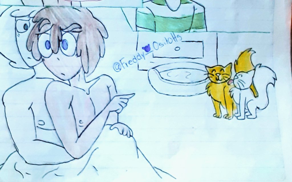 Freddy_OsitoHs's tweet photo. ||💛💙•FreddyOsitoHs•💙💛||
Un dibujo de un Twitt de: @SweetWinterGold
.
.
Un baño de ositos🐻🐻💞💓
#Fredold #GoldFhs #FreddyFhs #FNAFHS #FHSZ3R0 #FHSWorldDomination https://t.co/OSnWIIvFD4