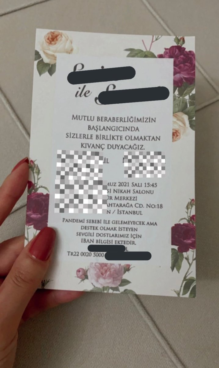 yelpaze yaptığım davetiyeye bi bakayım dedim kim evleniyor diye ay şok oldum IBAN at mış lar anasını ya IBAN