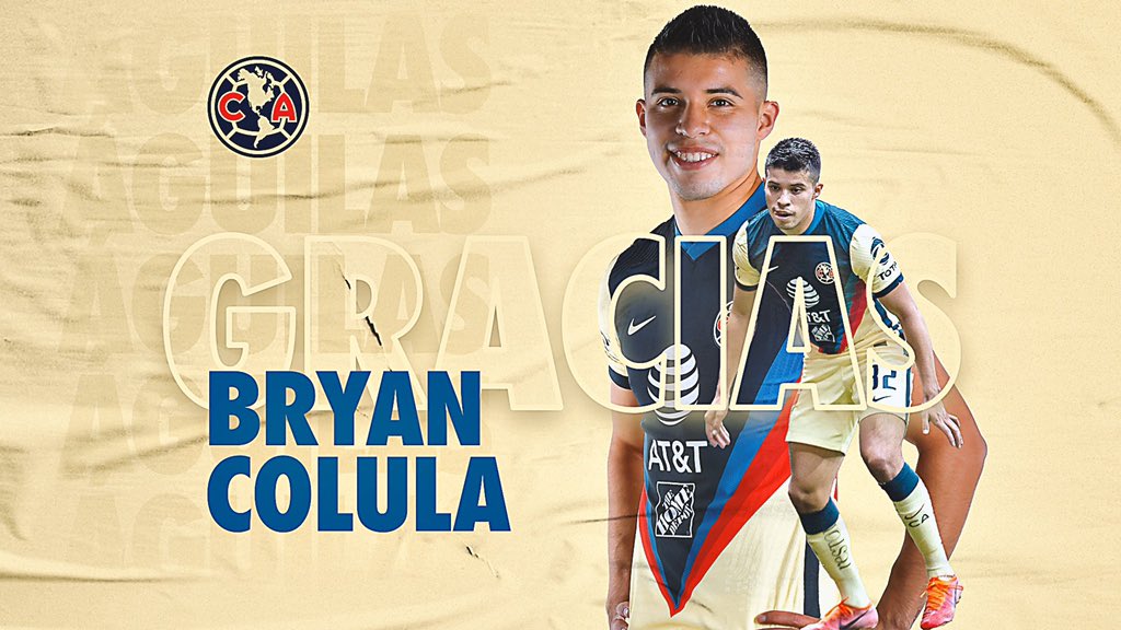 ResacaAmerica's tweet photo. 🚨 ¡OFICIAL! 🚨 

Bryan Colula deja de ser jugador del Club América. Su destino estaría en Mazatlán. 👋🏻🐙 

¡Éxito! https://t.co/t6DHvAMIoX