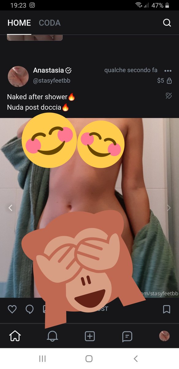 stasypied's tweet photo. Naked after shower only on my of
Nuda post doccia solo sul mio of
https://t.co/CcXFrZLfwu
#boobsout #tette #italiangirl #onlyfansgirl #sex #sesso #ragazzanuda #girlsnaked #pussyout #pussy #patata #wetpussy https://t.co/4SGu8H7nuX