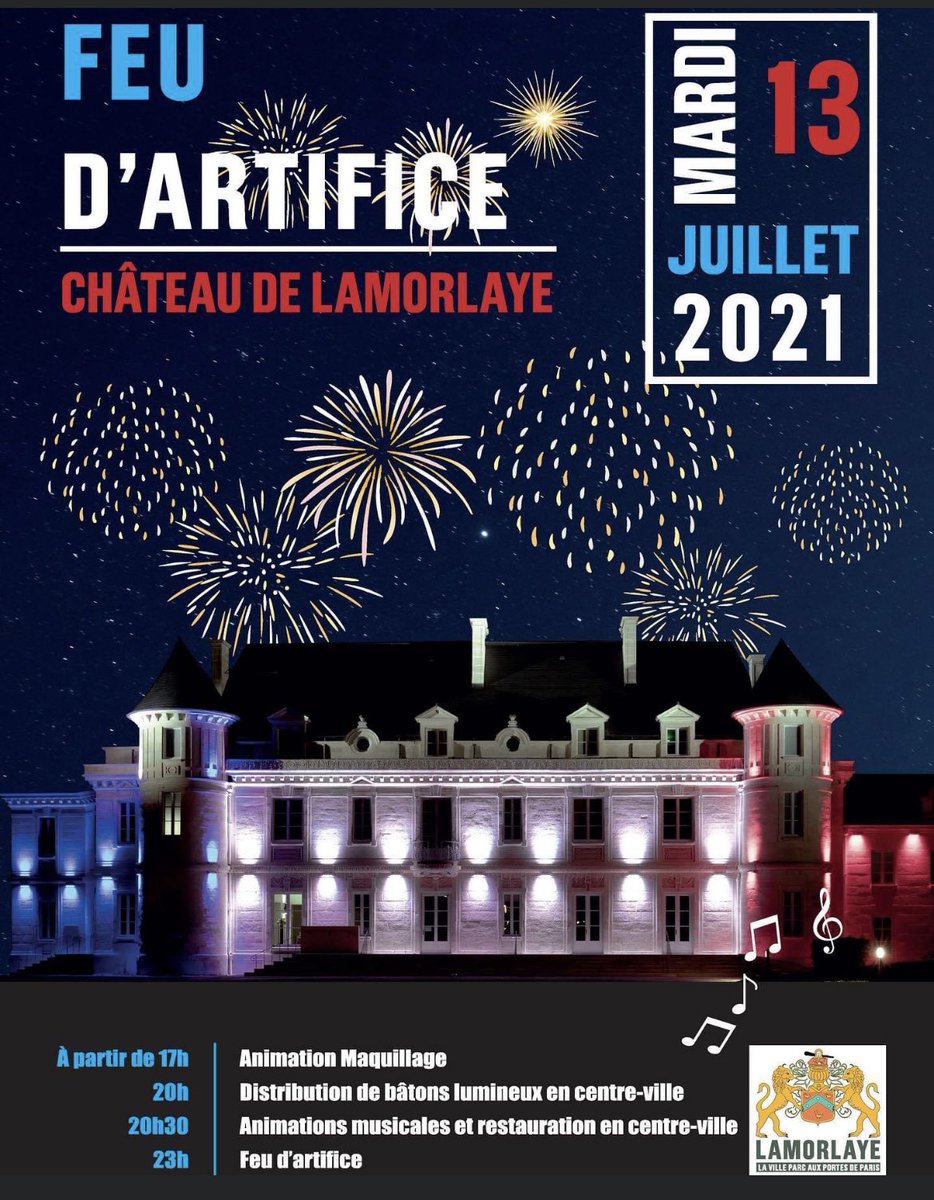 moulanicolas's tweet photo. 13 juillet !! C’est le feu d’artifice de #lamorlaye 🌟🌟🌟 https://t.co/qXqMiq1r85