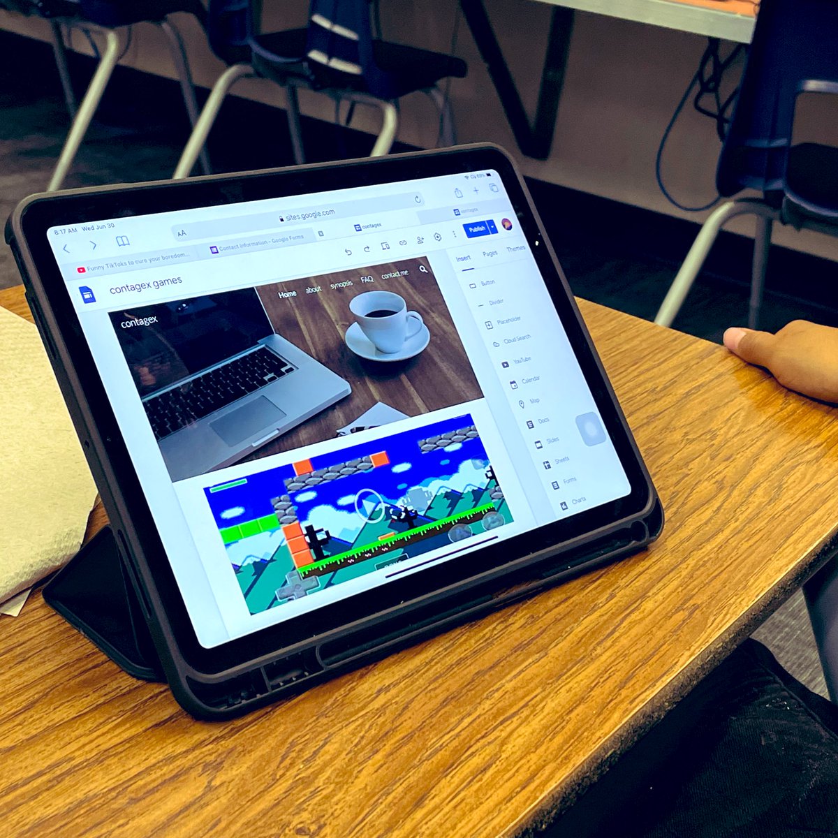 KellerJayhawks's tweet photo. Summer Jayhawks produced their own video and and website to launch their games!  Thank you, @Chclteteacher for all your work with our Jayhawks this June! 💛💙 @Jayhawk_Pride @MsCruzKMS @JoseSoteloNV https://t.co/gA4dmqH4FZ