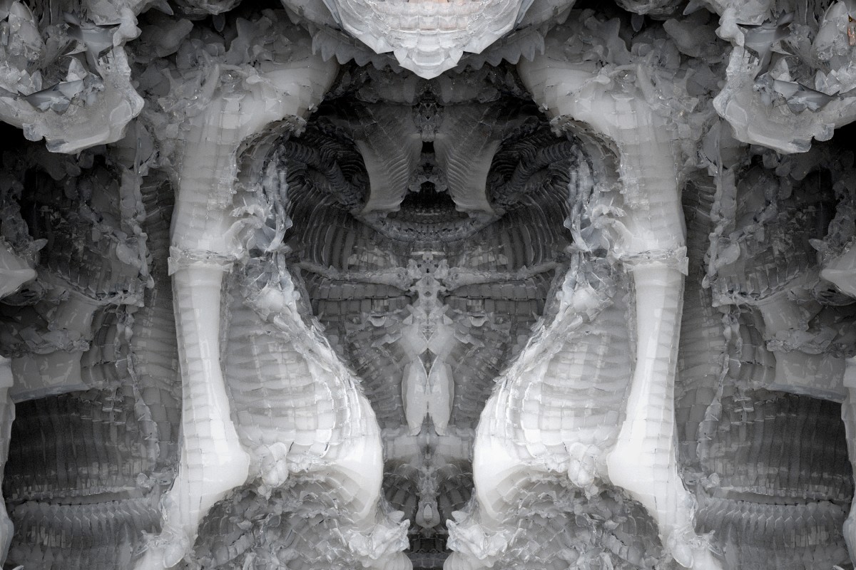 So have you heard of Michael Hansmeyer's AI assisted, 3D printed architecture, and can we have him build the infrastructure for realworld 3.0 please #generativeart #AIart