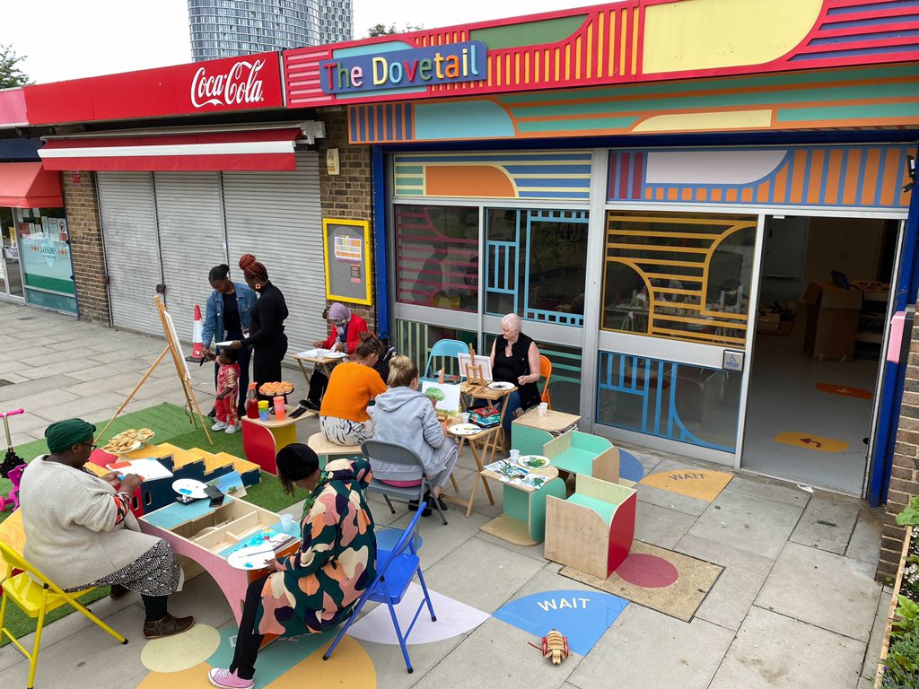 So it turns out every time I feel untethered from my purpose I just need to get out &amp; do some work with actual real life people. Gorgeous community led programming over in East London this afternoon.