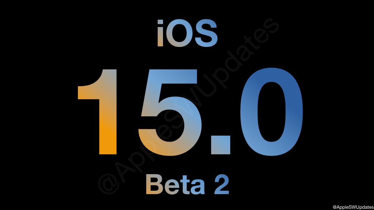 iSWUpdates's tweet image. iOS 15.0 Public Beta 2 (19A5281j) has been released. #iOS15 #iOS15PublicBeta2