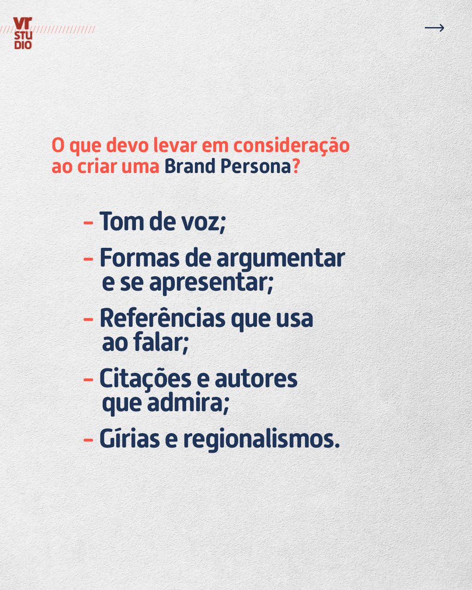 vrstudiocom's tweet photo. Mesmo após ler ainda não ficou convencido em criar uma? Então, no próximo tweet você pode ver mais cinco motivos para criar uma Brand Persona. https://t.co/RQSxcm163i