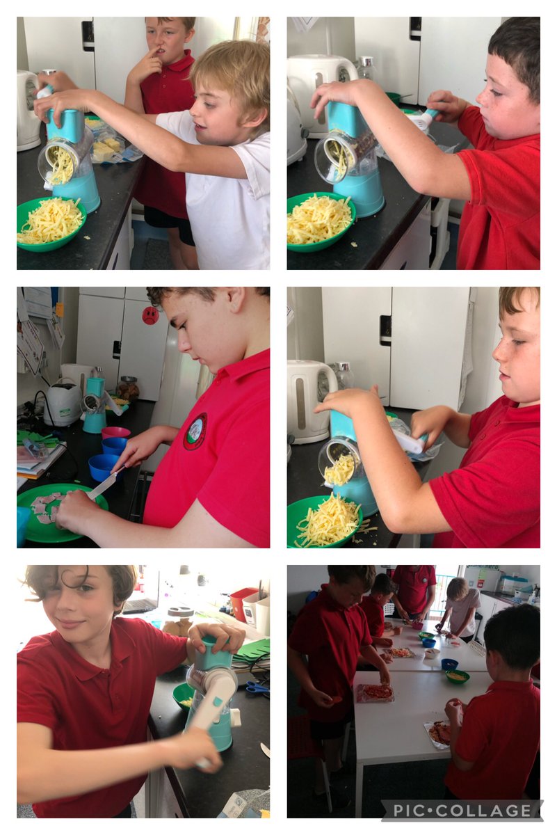 AbbeyPrim's tweet photo. What a fun week we have had already in Cool club! 
We Made our own pizza’s with Sam this afternoon 
#juniormasterchefs
#welovetocook#lifeskills https://t.co/B6IwC1wVpM