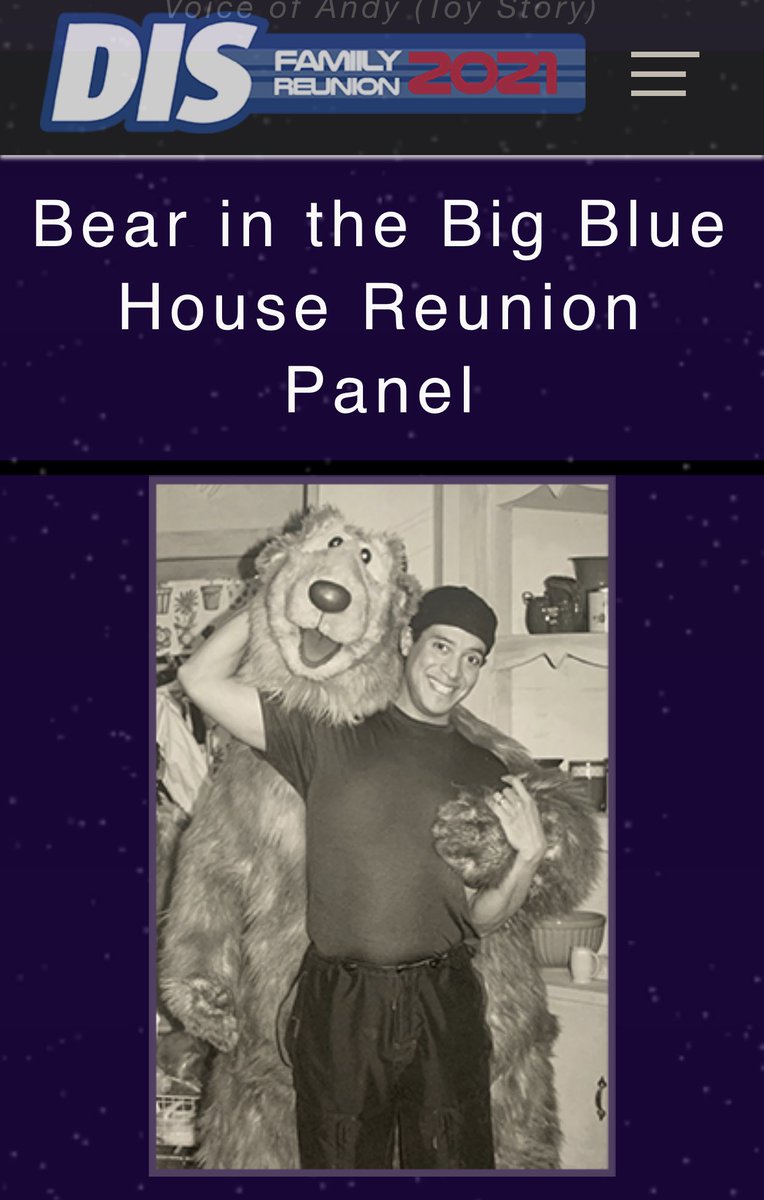 NoelMacNeal's tweet photo. September 9 - 11 @GKTWVillage is hosting the “Disney Family Reunion” at @WaltDisneyWorld ! Join me @PeterLinzMuppet , @tyler_bunch , Vicki Eibner, &amp; Jim Kroupa as we discuss our time in The Big Blue House PLUS a “meet-n-greet” AND a few “surprises.” #disney https://t.co/Z9Dyg3prLG