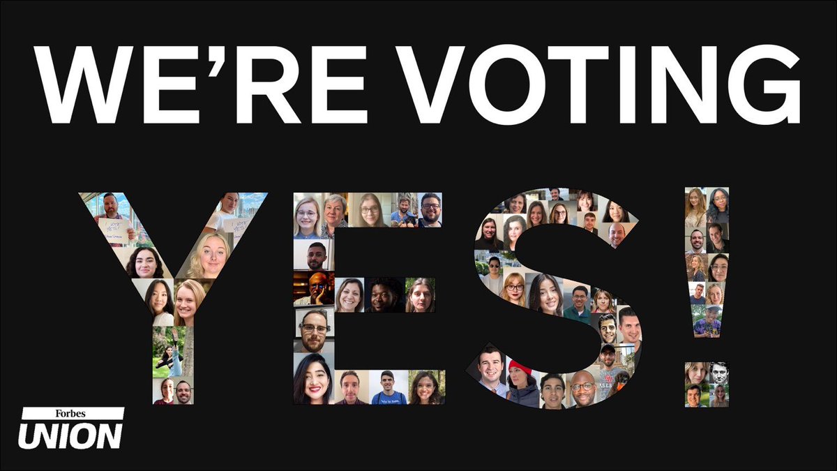 We are so excited to finally vote YES 🎉🎉