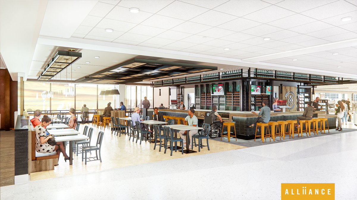 LNKairport's tweet image. We are loving this rendering of our new concessions area which will be located post-security and part of our LNK Next project. 

#changesarecoming #LNKNext #FlyLNK