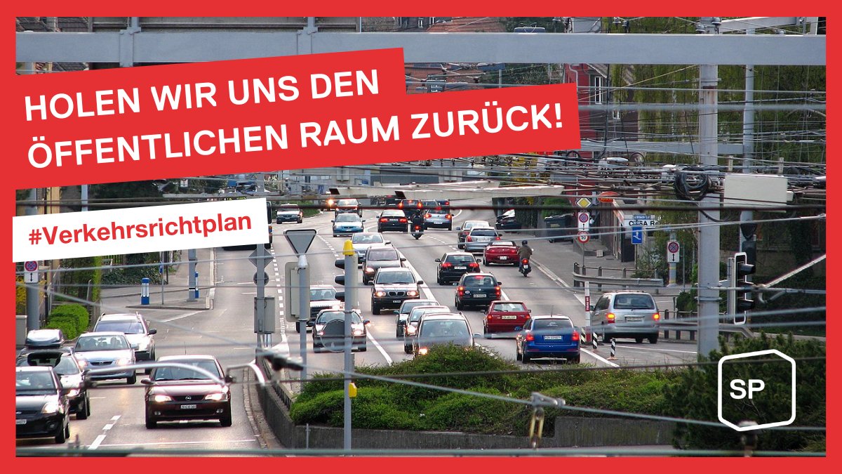 Der motorisierte Privatverkehr beansprucht heute unverhältnismässig viel öffentlichen Raum. Wir setzen uns dafür ein, dass der öffentliche Raum wieder von allen Zürcher*innen genutzt werden kann - egal auf wie vielen Rädern sie unterwegs sind. #Verkehrsrichtplan #grzh