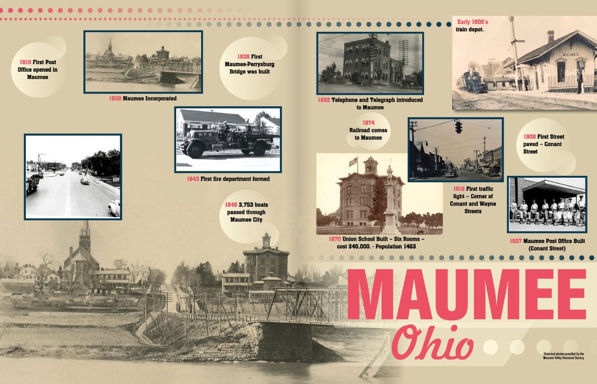 Check out this awesome History of Maumee timeline in our digital directory! Check out all of our listings at this link below:
chambervu.com/maumee21/#p=44