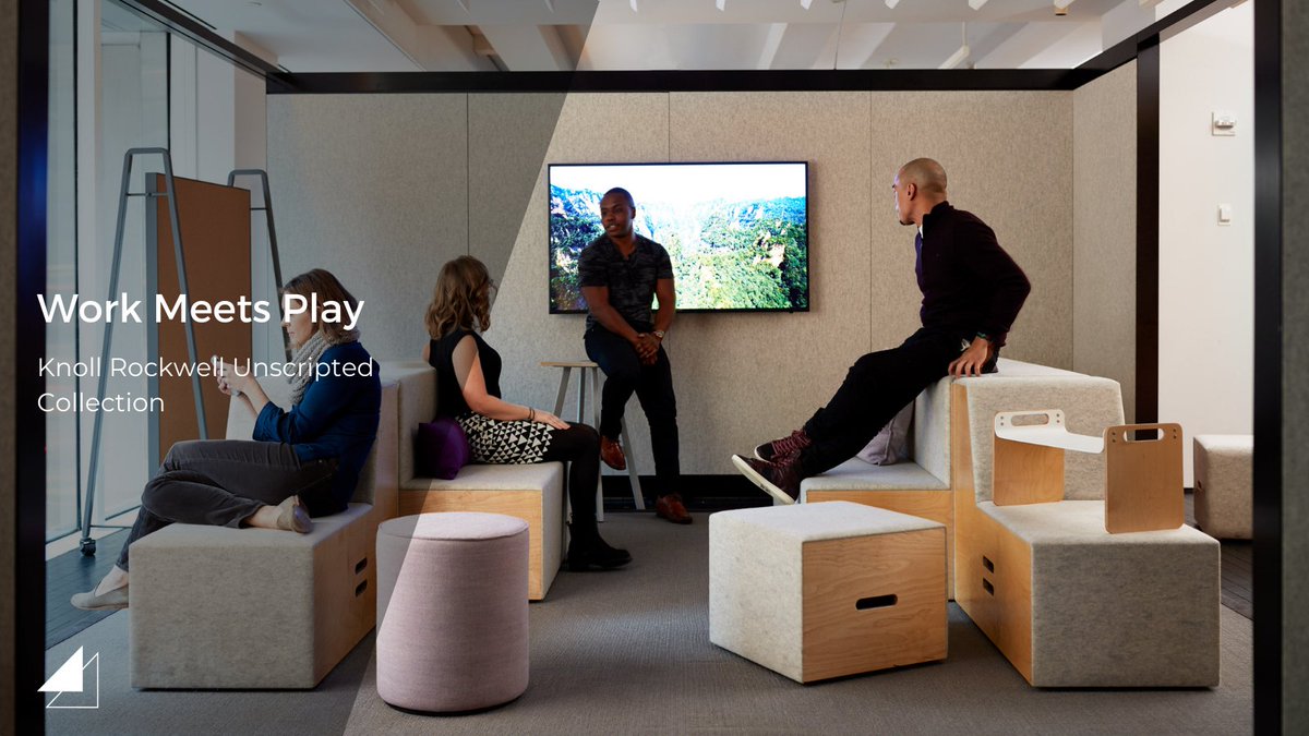 What does a playground and commercial furniture have in common? The answer to that question is more than you think when it comes to Knoll’s Rockwell Unscripted collection. Explore the Rockwell story here: ow.ly/1zKN50Fm4Jx