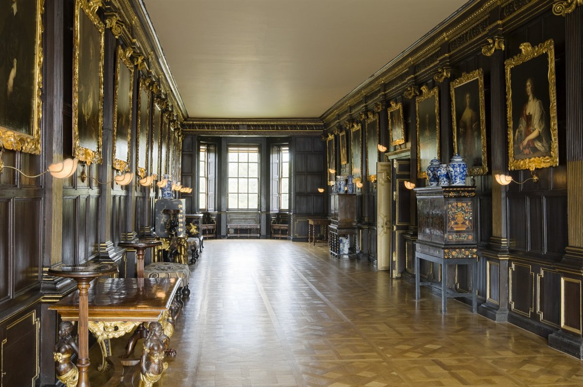The Entrance Hall at Dunham Massey, Cheshire.