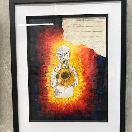EKSTpartnership's tweet photo. Love this self-portrait by Alfie from @abbeyschool as part of #OurSharedIsolation #artcollaboration
Alfie found that music was a source of great joy to him and others during the lockdowns.
#highlycommended #conceptdevelopment #communicationskills #creativity #collaboration https://t.co/YoHec5jaKp